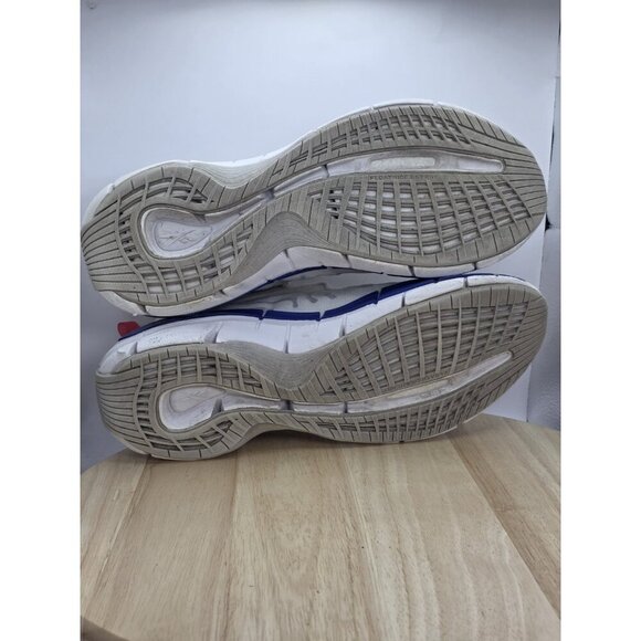 Size 11 - Mens Reebok Zig Kinetica 2 Pure GreyCobalt Blue Running Shoes Sneakers - Picture 8 of 9